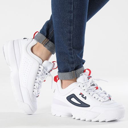 Fila - Sneakers Disruptor CB Donna FFW0399 Bianco Fila Navy