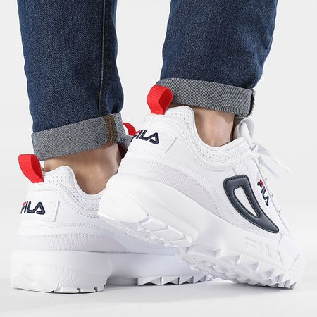Fila - Sneakers Disruptor CB Donna FFW0399 Bianco Fila Navy