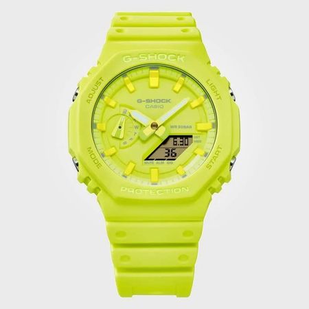 G-Shock - G-Shock GA-2100 Orologio giallo fluo