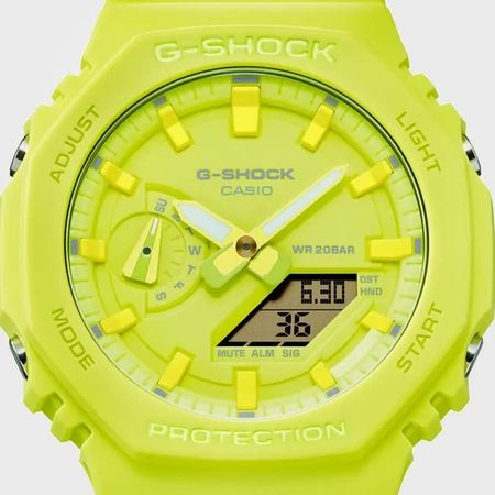 G-Shock - G-Shock GA-2100 Orologio giallo fluo