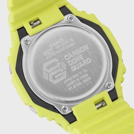 G-Shock - G-Shock GA-2100 Orologio giallo fluo