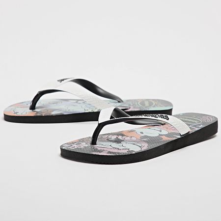 Havaianas - Infradito da donna Disney 4123500 Nero Bianco