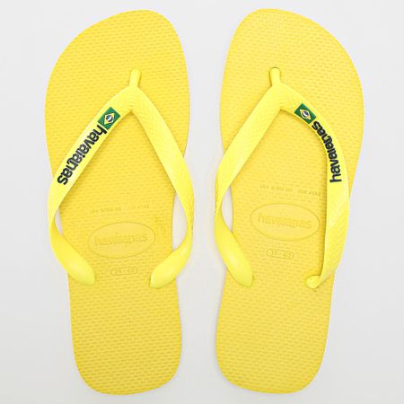 Havaianas - Perizoma Brasil Logo Colori Giallo