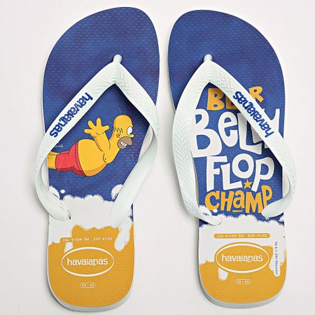 Havaianas - Simpsons Re Blu Infradito Bianco