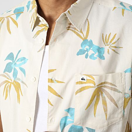 Quiksilver - Camicia a maniche corte AQYWT03312 Beige