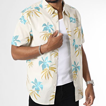 Quiksilver - Camicia a maniche corte AQYWT03312 Beige