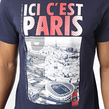 PSG - Maglietta Ici C'est Paris P15372C-CL02 Blu navy