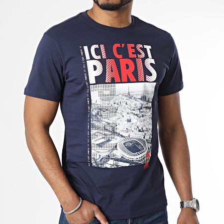 PSG - Maglietta Ici C'est Paris P15372C-CL02 Blu navy