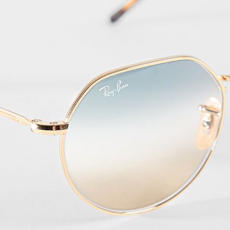 Ray-Ban - Jack RB3565 Occhiali da sole Oro Grigio Marrone Gradiente