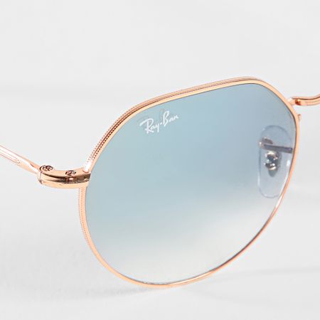 Ray-Ban - Jack RB3565 Occhiali da sole blu chiaro rame
