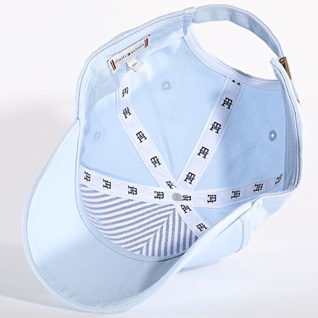 Tommy Hilfiger - Cappello donna Essential Chic 5772 Blu chiaro Oro