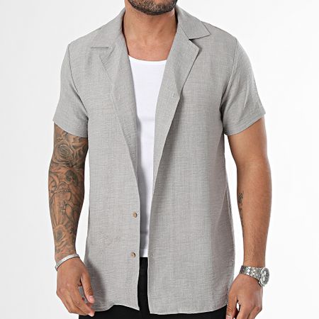 Frilivin - Camicia a maniche corte grigio erica