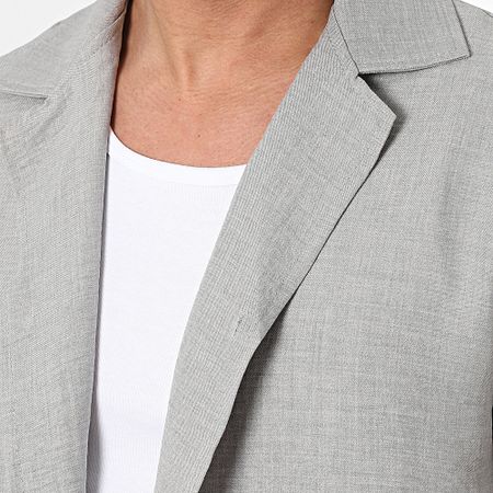 Frilivin - Camicia a maniche corte grigio erica