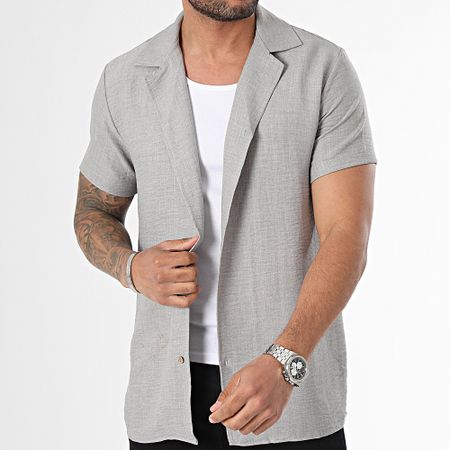 Frilivin - Camicia a maniche corte grigio erica