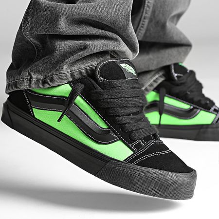 Vans - Knu Skool Sneakers 9QCYJ71 2-Tone Nero Verde