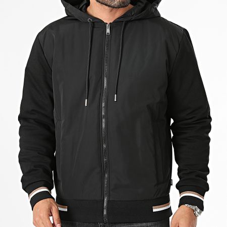 BOSS - Sommers 66 Giacca con cappuccio e zip 50505792 Nero