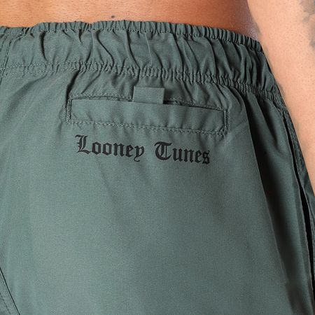 Looney Tunes - Taz Graffiti Army Swim Shorts Khaki Verde