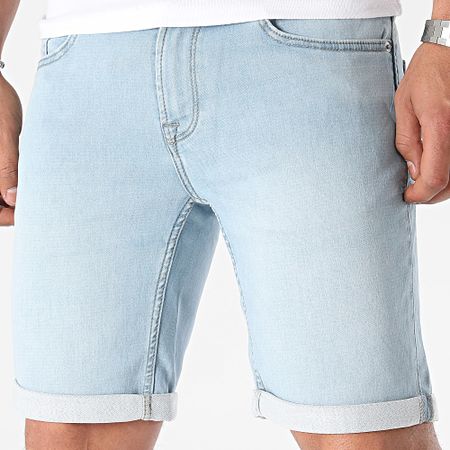 Only And Sons - Pantaloncini Jean Ply PK con lavaggio blu