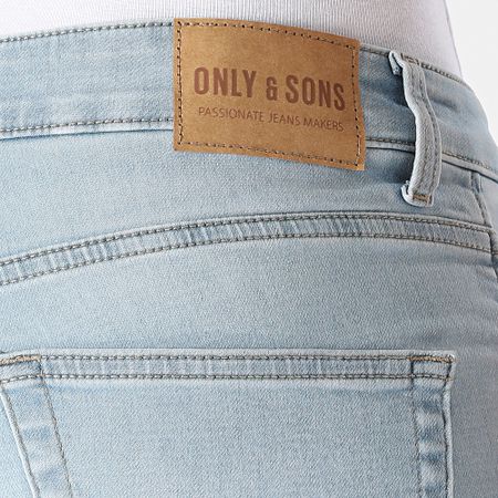 Only And Sons - Pantaloncini Jean Ply PK con lavaggio blu