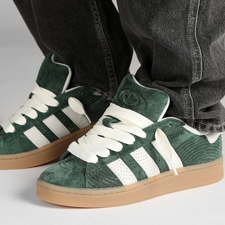 Adidas Originals - Baskets Campus 00s IF4337 Verde ossido Off White Japanese Rock Garden