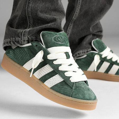 Adidas Originals - Baskets Campus 00s IF4337 Verde ossido Off White Japanese Rock Garden