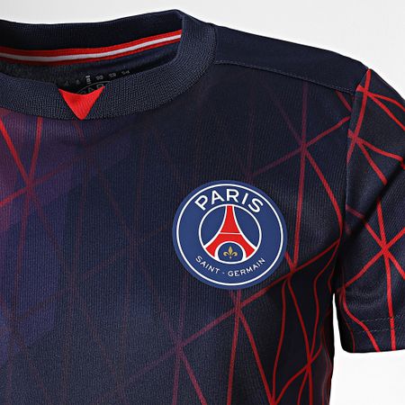 PSG - Maglia da calcio per bambini del Paris Saint-Germain P15393C blu navy rosso