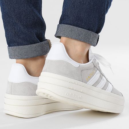 Adidas Originals - Gazelle Bold Scarpe da ginnastica da donna HQ6893 Grey Two Footwear White Core White