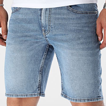 Only And Sons - MBD Pantaloncini di jeans con trama in denim blu