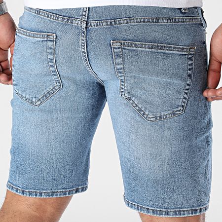 Only And Sons - MBD Pantaloncini di jeans con trama in denim blu
