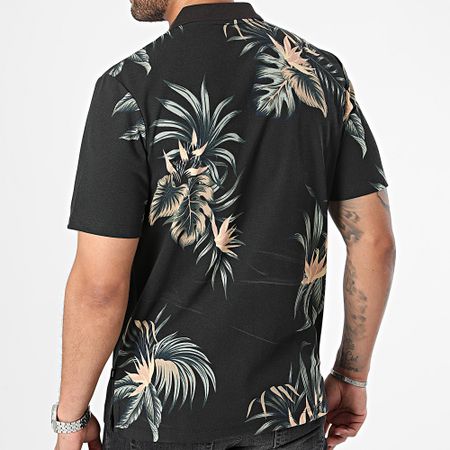 Jack And Jones - Polo a manica corta Lapalma Nero Floreale