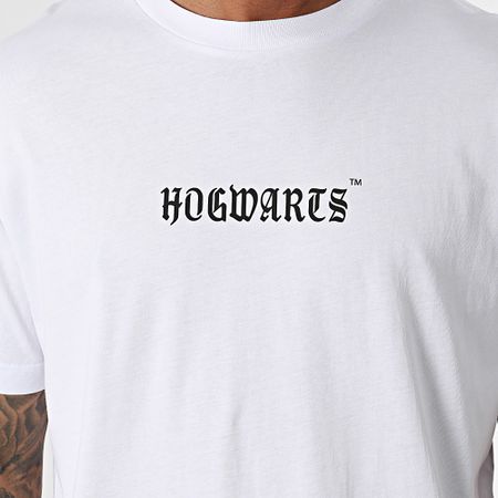 Harry Potter - Maglietta oversize Hufflepuff Bianco