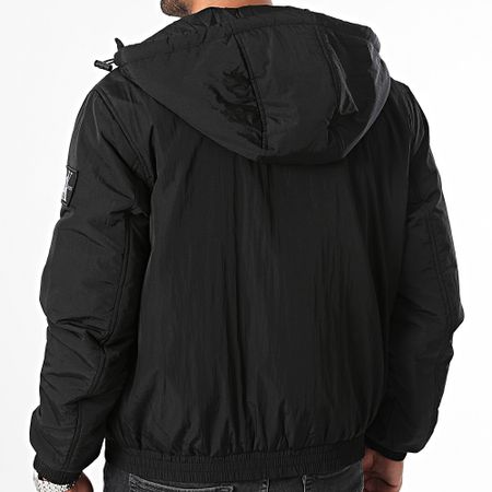 Calvin Klein - 5596 Giacca nera con cappuccio e zip
