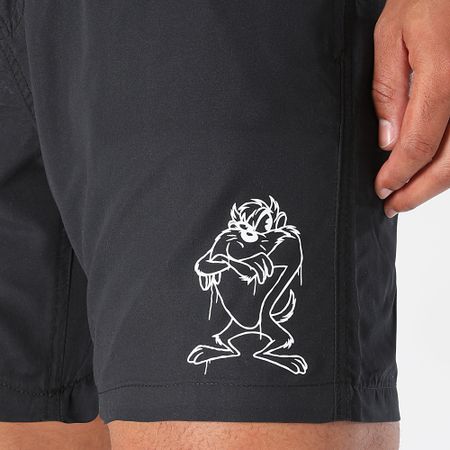 Looney Tunes - Pantaloncini da bagno Angry Taz Nero
