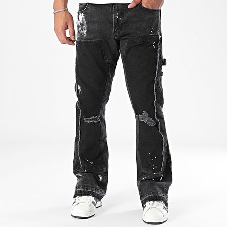 2Y Premium - Jeans neri flare