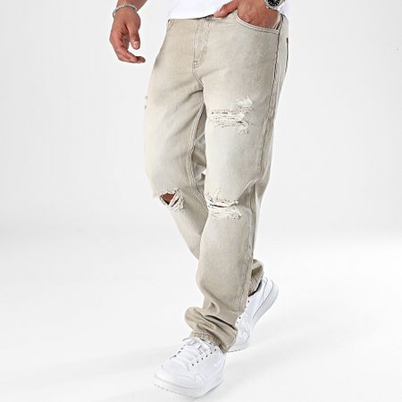 2Y Premium - Jeans regolari beige