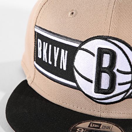 New Era - 9 Cinquanta Brooklyn Nets Snapback Cap 60507211 Beige Nero