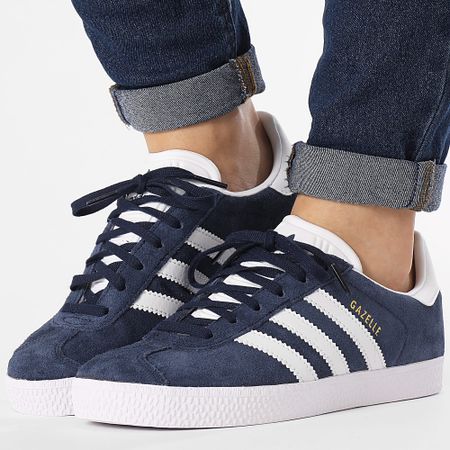 Adidas Originals - Gazelle BY9144 Collegiate Navy Cloud White Scarpe da ginnastica da donna