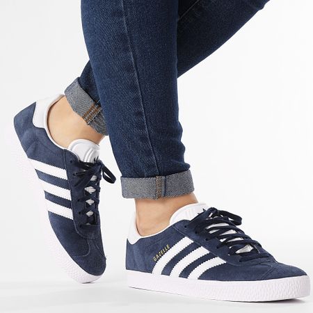 Adidas Originals - Gazelle BY9144 Collegiate Navy Cloud White Scarpe da ginnastica da donna