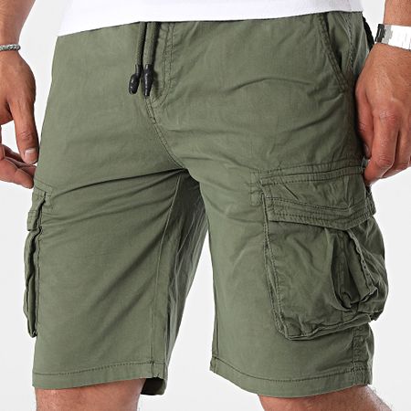 KZR - Pantaloncini Cargo Verde Khaki