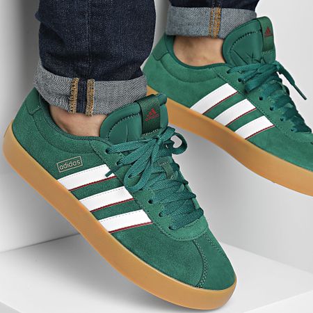 Adidas Sportswear - VL Court 3.0 Sneakers IH4790 Verde scuro Nuvola Bianco Collegiata Borgogna
