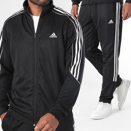 Adidas Sportswear - Tuta da ginnastica 3 Stripes IX1277 Nero