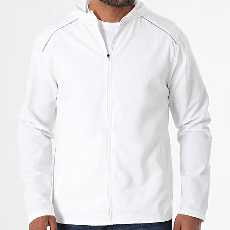 Under Armour - Giacca a vento con cappuccio Storm Run 1376795 Bianco sporco