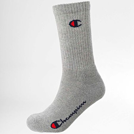 Champion - Confezione di 6 paia di calzini U20005 Navy White Heather Grey