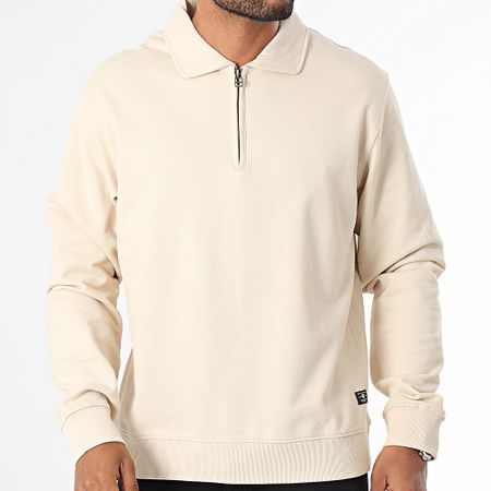 Jack And Jones - Polo Marc a maniche lunghe Beige