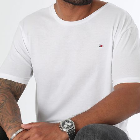 Tommy Hilfiger - Set di 3 magliette firmate 3379 bianco