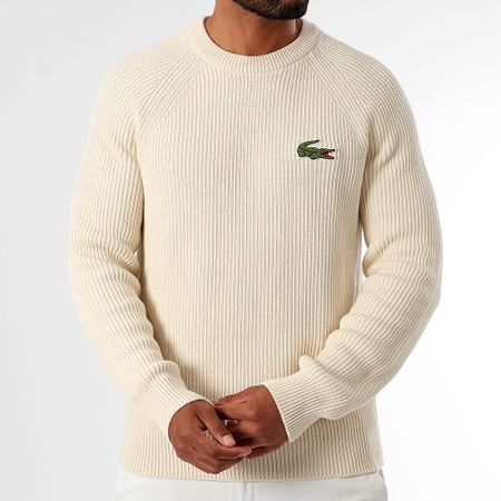 Lacoste - Maglione dal taglio classico con logo grande ricamato in coccodrillo