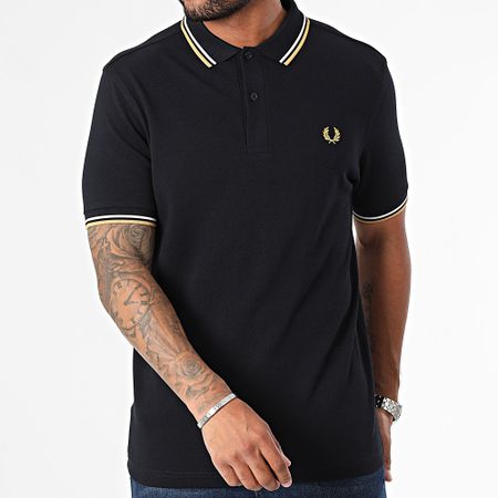 Fred Perry - Polo manica corta Twin Tipped MM3600 Navy