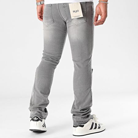 Ikao - Jeans flare grigio antracite