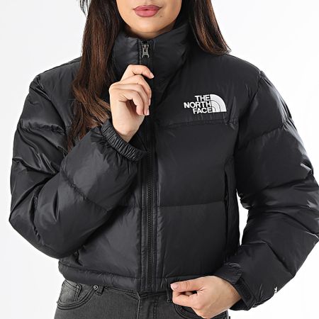The North Face - Piumino da donna Nuptse Short A5GGE Nero Crop