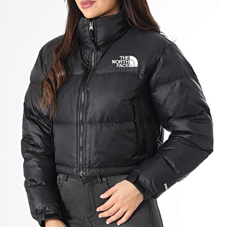 The North Face - Piumino da donna Nuptse Short A5GGE Nero Crop